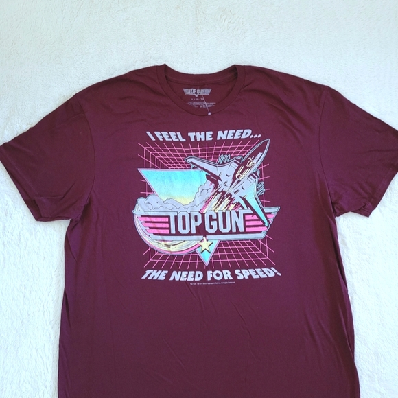 Mad😡 Engine Global🌎 LLC Top Gun⚓️ "I Feel The Need...The Need For Speed" Tee - Picture 6 of 10